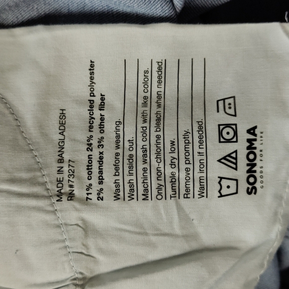 sonoma High Rise Straight Crop Jeans Lighter Wash, Size 10 - Picture 13 of 13